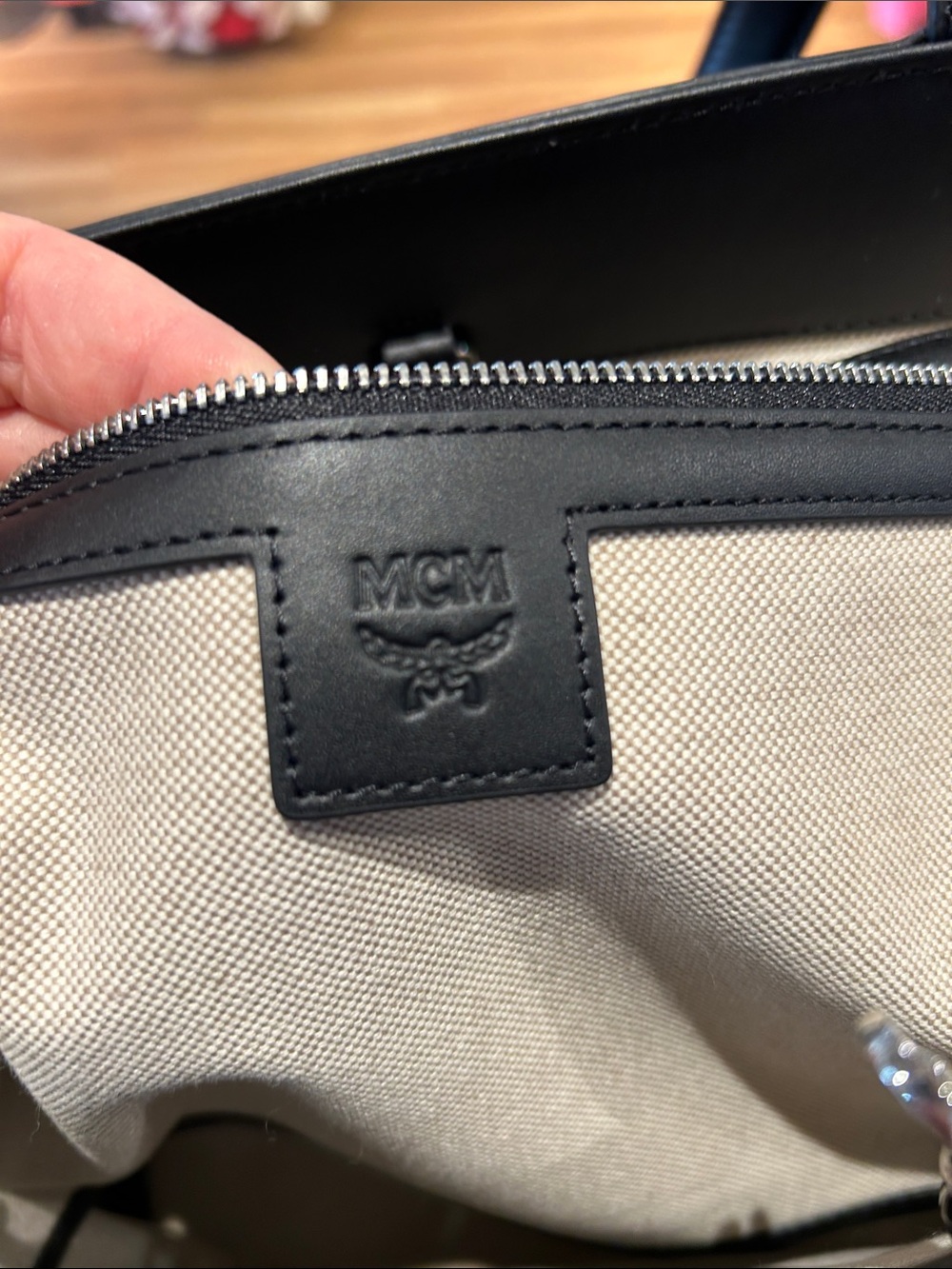 MCM Black Leather - Tote - Picture 4 of 8
